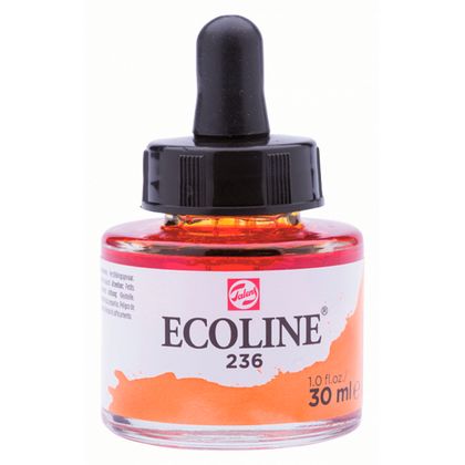 краски жидкая акварель "ECOLINE" 236 оранжевый светлый 30 мл.