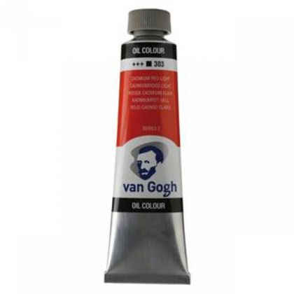 Краски масляные "Van Gogh" 303 кадмий красный светлый, 40 мл., туба
