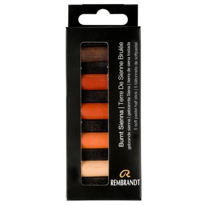 Пастель мягкая "Rembrandt Half Pastel" набор, 5 цв., сиены