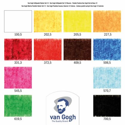 Пастель мягкая "Van Gogh" набор 36 цв.