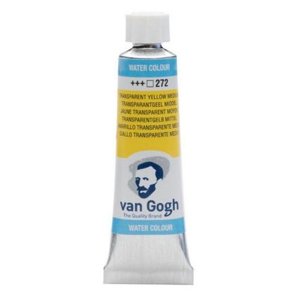 Краски акварельные "Van Gogh" 272 желтый средний прозрачный, 10 мл