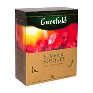 Чайный напиток "Greenfield" 100 пак*2 гр., со вкусом и аром. малины, Summer Bouquet