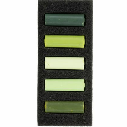 Пастель мягкая "Rembrandt Half Pastel" набор, 5 цв., теплые синие