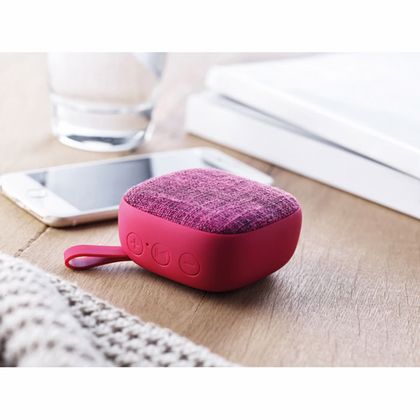 Колонка 1.0 "Rock" пласт. софт-тач/текстиль, Bluetooth, AUX, черный