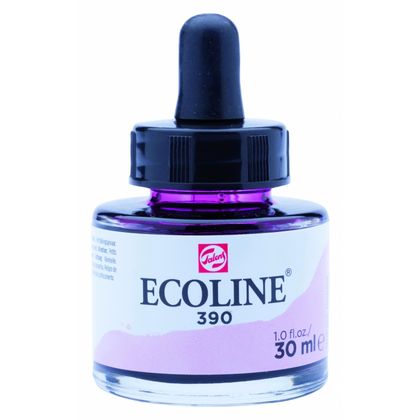 Краски жидкая акварель "ECOLINE" 390 розовый пастельный 30 мл.
