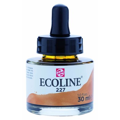 Краски жидкая акварель "ECOLINE" 227 охра желтая 30 мл.