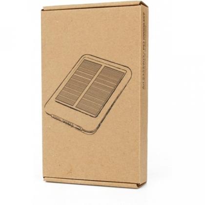 Зарядное устройство (аккумулятор) Power Bank "Philadelphia" 4000, солнечный, карт. упак., черный