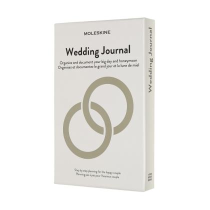 Блокнот А5 130*210 мм, 200 л., тонир., лин. "Passion Wedding Large" тверд. обл. полипропилен., на резинке, подарочн. упак., св.-серый