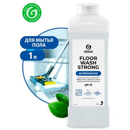 Средство моющее д/пола "FLOOR WASH STRONG" 1 л, щелочное