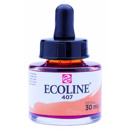 краски жидкая акварель "ECOLINE" 407 охра тёмная 30 мл.