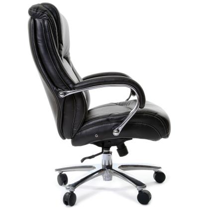 Кресло д/руководителя CHAIRMAN 402 экокожа, черный