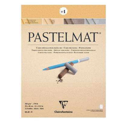 Блок бумаги для пастели "Pastelmat" 4 оттенка, 30x40см, 360 г, 12л., №1