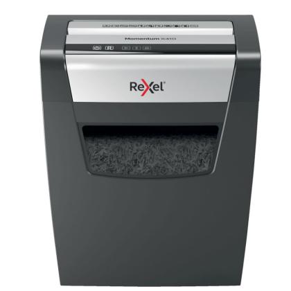 Уничтожитель Rexel Momentum X410 (P-4, 4*28мм, до 10 листов, 23 литра)