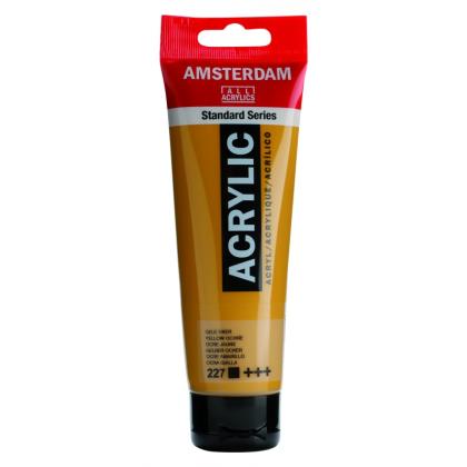 Краски акриловые "Amsterdam" 227 охра желтая, 120 мл., туба