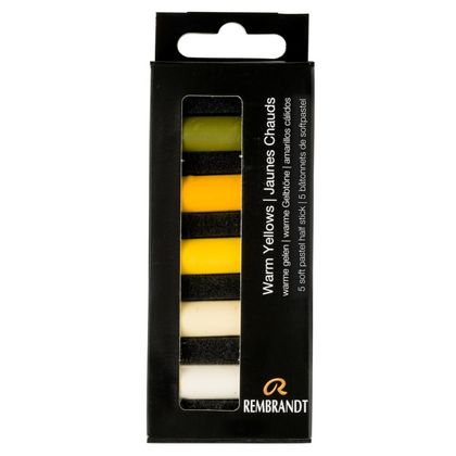 Пастель мягкая "Rembrandt Half Pastel" набор, 5 цв., теплые желтые