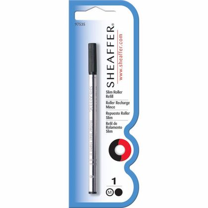 Стержень роллер, метал., М (средний) "Sheaffer Slim" черный
