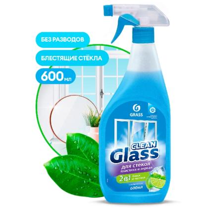 Средство д/мытья окон и стекол "CLEAN GLASS голубая лагуна" 600 мл, с триггером