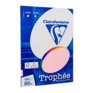 Бумага цветная A4, 80г/м, 100 л. "Trophee" mix intensive