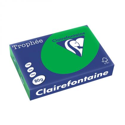 Бумага цветная A4, 80г/м, 500 л. "Trophee" желтый нарцисс