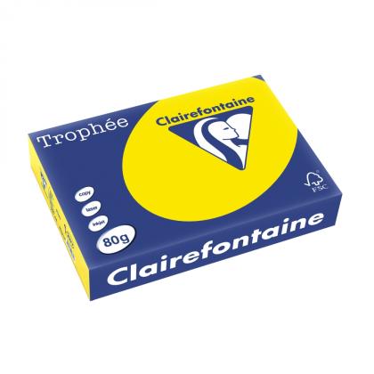 Бумага цветная A4, 80г/м, 500 л. "Trophee" кремовый