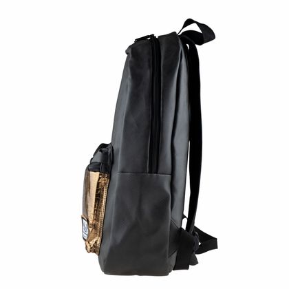 Рюкзак молодежный "Hash Glamour" кожзам., черный/золотой
