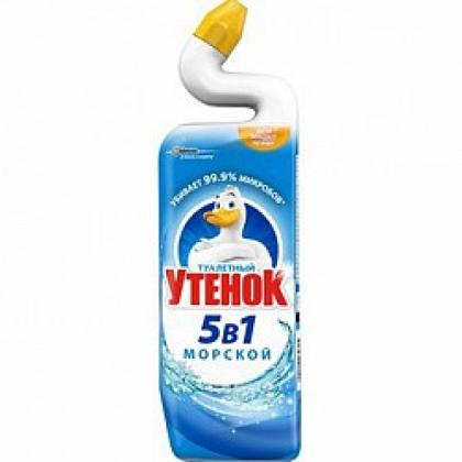 Средство чистящее д/туалета "Туалетный Утенок Морской, 900мл, 5в1