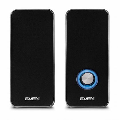 Колонка 2.0 "Sven 325" Sven USB, Audio In, черный/серый