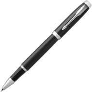 Ручка роллер "IM Black Lacquer CT" 0,5 мм, метал., подарочн. упак., черный/серебристый, стерж. черный