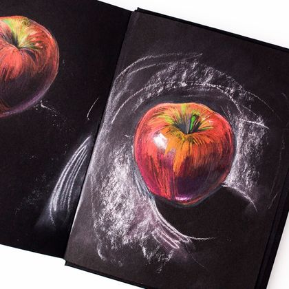 Бумага для сухих техник "GrafArt" 60*80, 150 г/м2, черная