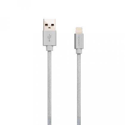 Кабель CNS-MFIC3PW (Lightning to USB cable) CANYON Charge & Sync MFI 1m, Pearl White