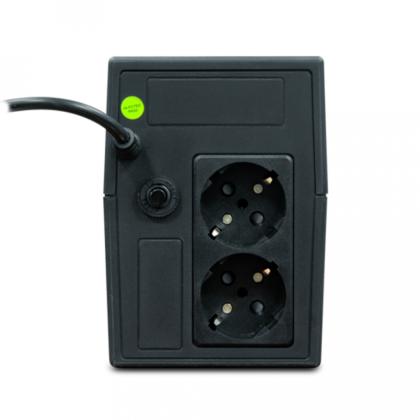 ИБП Powerman Back Pro 850VA (2xSchuko, 12V/9Ah, 510W)