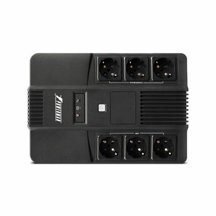 ИБП Powerman Brick  800 (UPS+Surge, 6xSchuko, 12V/9Ah, 480W, RJ11/45)