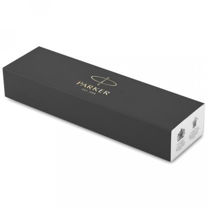 Ручка роллер "IM Essential Brushed Metal CT" 0,5 мм, метал., подарочн. упак.,серебристый/черный, стерж. черный