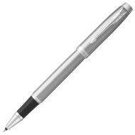 Ручка роллер "IM Essential Brushed Metal CT" 0,5 мм, метал., подарочн. упак.,серебристый/черный, стерж. черный