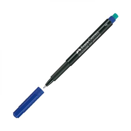 Маркер перм., д/CD/пленки/графопр. "Multimark" 0,6 мм, с ластиком, черный