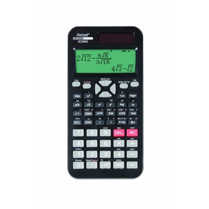 Кальк. научн. RE-SC2060S BX Rebell черный 162*82*18 мм 252 функции