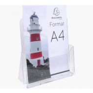 Стойка информац., настольн., A4, вертик. "Exacompta" прозрачный
