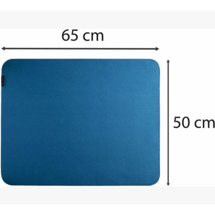 Бювар 50*65 см "Teksto" войлочное покрытие, голубой