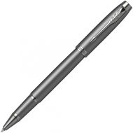 Ручка роллер "IM Monochrome T328 Bronze PVD" 0,5 мм, метал., подарочн. упак., серый, стерж. черный
