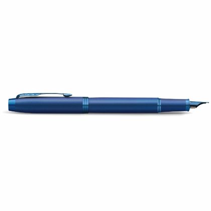 Ручка перьевая  M "IM Monochrome F328 Blue PVD" метал., подарочн. упак., синий, патрон синий