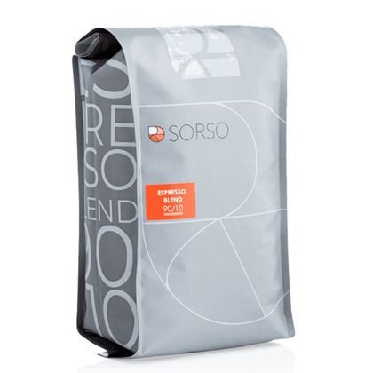 Кофе "Sorso" в зерне, 1 кг., пак., Фирменный бленд 90/10