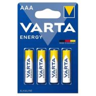 бат_гальв. эл-т щел. (алкал.) 1,5 V LR03 (AAA) 4шт. VARTA ENERGY 
