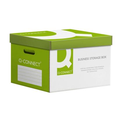 Короб архивный "Q-Connect" 515*305*350 мм, 2 части, зеленый