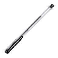 Ручка гелевая "Office Products" 0,5 мм, пласт., прозр., стерж. черный