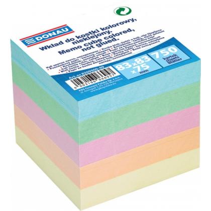 Бумага д/з 83*83*75 мм "Cube" 75 г/м2, ассорти
