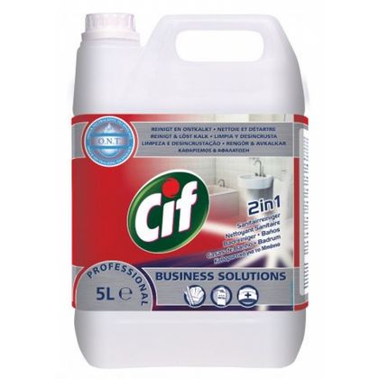 Средство чистящее д/сантехники "Cif Washroom 2in1" 5 л
