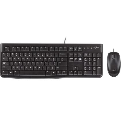 комп. клавиатура+мышь (проводные) MK120 Logitech
