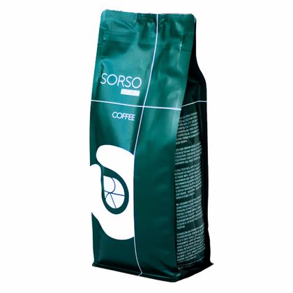 Кофе "Sorso" в зерне, 1 кг., пак., Espresso Blend, 100% Арабика