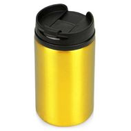 Кружка термическая метал./пласт., 250 мл. "Jar" упак., желтый/черный