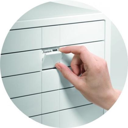 блок из 5-и лотков "iBox" закрытый, белый